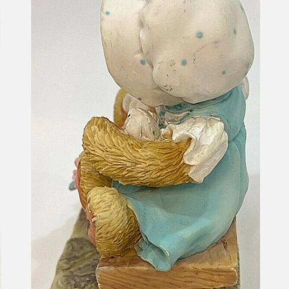 Cherished Teddies Tracie & Nicole Side By Side With Friends Figurine 911372 1992 - Picture 5 of 9